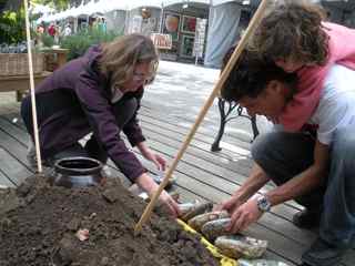 Tiburon Art Festival- Sorting Abalone Shells