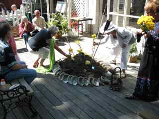 Tiburon Art Festival- Placing Flowers 1